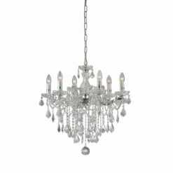Lustre Ideal Lux FLORIAN Chrome, 6 lumières
