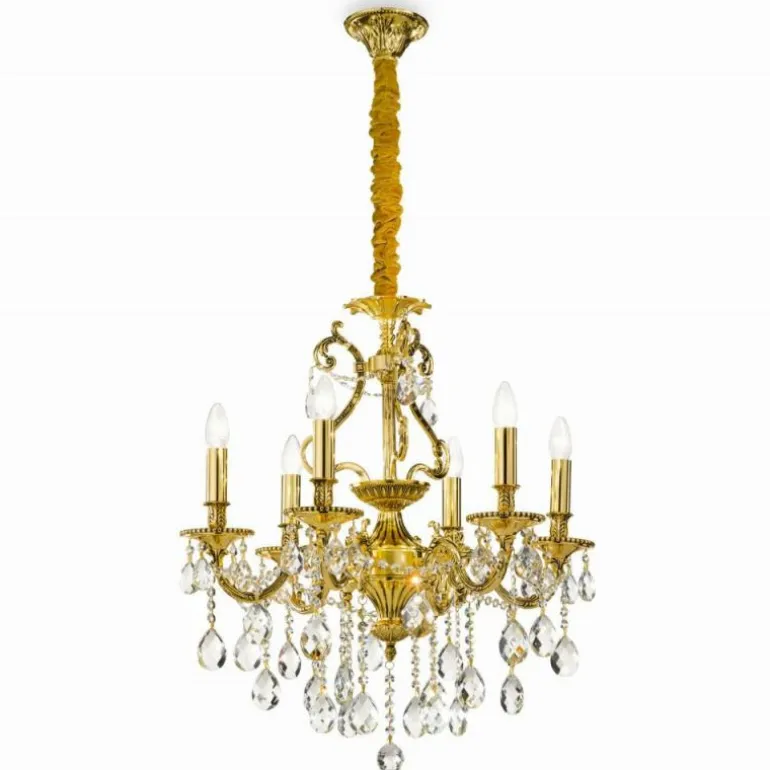 Lustre Ideal Lux GIOCONDA Transparent, 6 lumières
