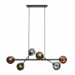 lustre Molucule Anthracite, 6 lumières
