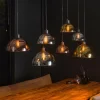 lustre Tricolore Noir, 7 lumières