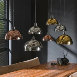 lustre Tricolore Noir, 7 lumières