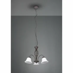 Lustre Trio-Leuchten Rustica Rouille, 3 lumières