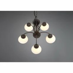 Lustre Trio-Leuchten Rustica Rouille, 5 lumières