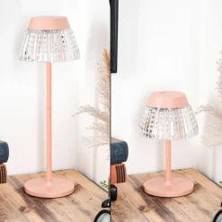 Macos Lampe de bureau, Lampe à poser, Liseuse LED Rose, 1 lumière