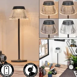 Macos Lampe de bureau, Lampe à poser, Liseuse LED Anthracite, 1 lumière