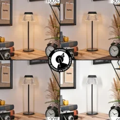 Macos Lampe de bureau, Lampe à poser, Liseuse LED Anthracite, 1 lumière