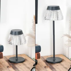 Macos Lampe de bureau, Lampe à poser, Liseuse LED Anthracite, 1 lumière