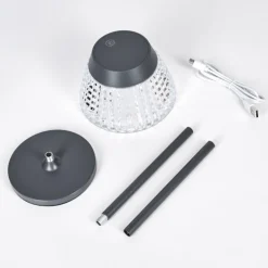 Macos Lampe de bureau, Lampe à poser, Liseuse LED Anthracite, 1 lumière