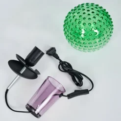 Maiorca Lampe à poser Lila, Noir, 1 lumière