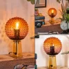 Maiorca Lampe à poser Orange, Noir, 1 lumière