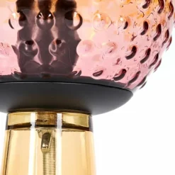 Maiorca Lampe à poser Orange, Noir, 1 lumière