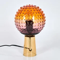 Maiorca Lampe à poser Orange, Noir, 1 lumière