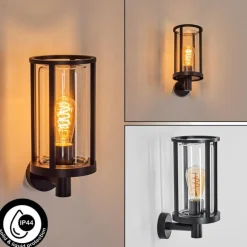 Martinha Lampe murale d´extérieur Noir, 1 lumière
