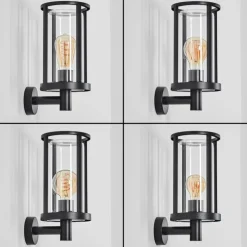 Martinha Lampe murale d´extérieur Noir, 1 lumière