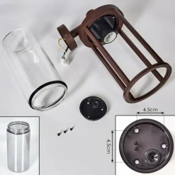 Martinha Lampe murale d´extérieur Rouille, 1 lumière