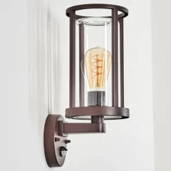 Martinha Lampe murale d´extérieur Rouille, 1 lumière, Détecteur de mouvement