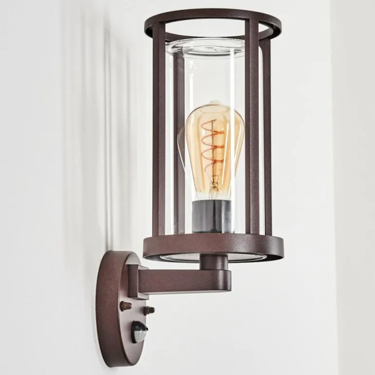 Martinha Lampe murale d´extérieur Rouille, 1 lumière, Détecteur de mouvement