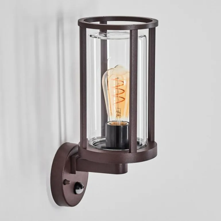 Martinha Lampe murale d´extérieur Rouille, 1 lumière, Détecteur de mouvement