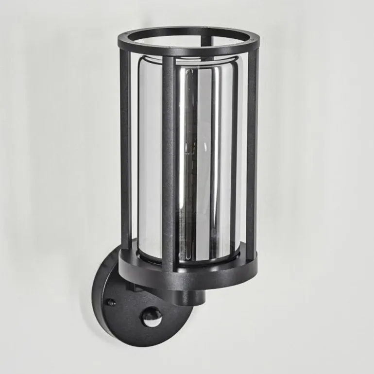 Martinha Lampe murale d´extérieur Noir, 1 lumière, Détecteur de mouvement