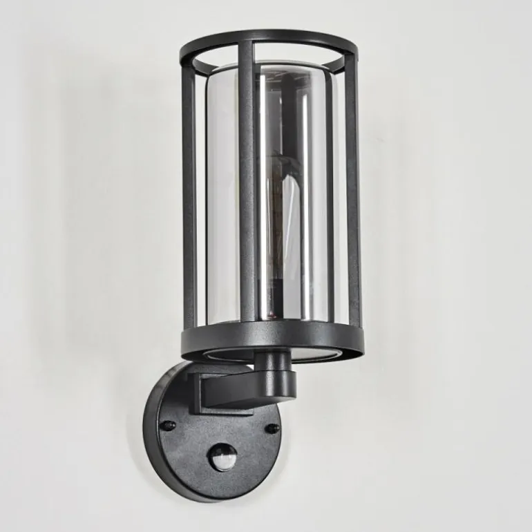 Martinha Lampe murale d´extérieur Noir, 1 lumière, Détecteur de mouvement