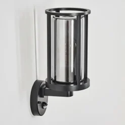 Martinha Lampe murale d´extérieur Noir, 1 lumière, Détecteur de mouvement