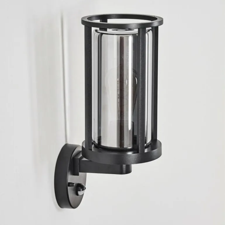 Martinha Lampe murale d´extérieur Noir, 1 lumière, Détecteur de mouvement