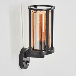 Martinha Lampe murale d´extérieur Noir, 1 lumière, Détecteur de mouvement