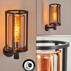 Martinha Lampe murale d´extérieur Noir, 1 lumière