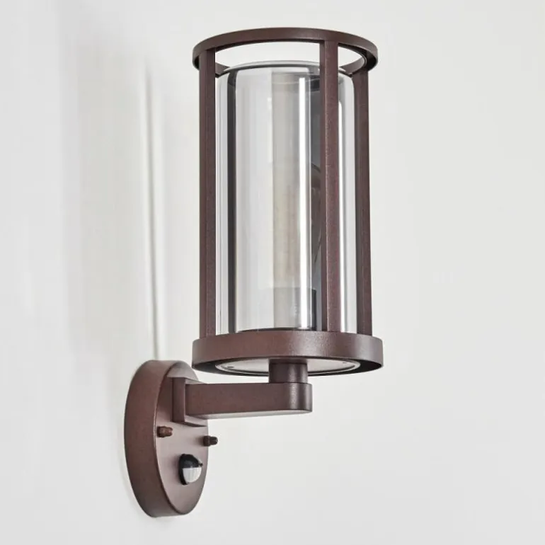 Martinha Lampe murale d´extérieur Rouille, 1 lumière, Détecteur de mouvement