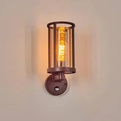 Martinha Lampe murale d´extérieur Rouille, 1 lumière, Détecteur de mouvement