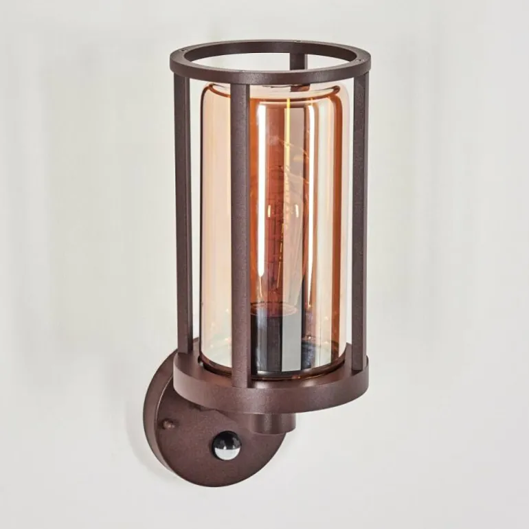 Martinha Lampe murale d´extérieur Rouille, 1 lumière, Détecteur de mouvement