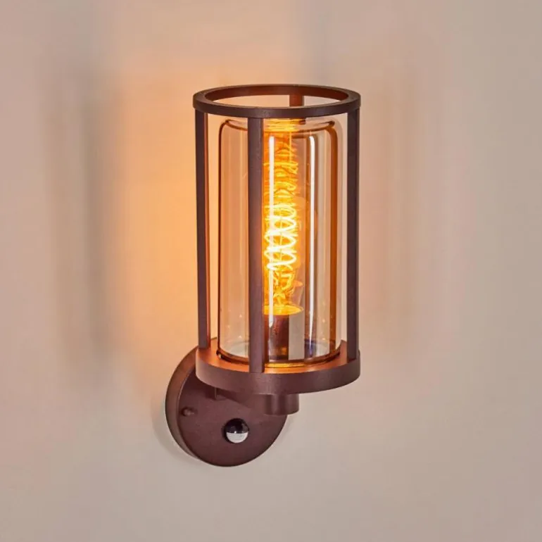 Martinha Lampe murale d´extérieur Rouille, 1 lumière, Détecteur de mouvement