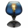 Maxy Lampe à poser Luminaires Globo Lighting Chrome, Noir, 1 lumière