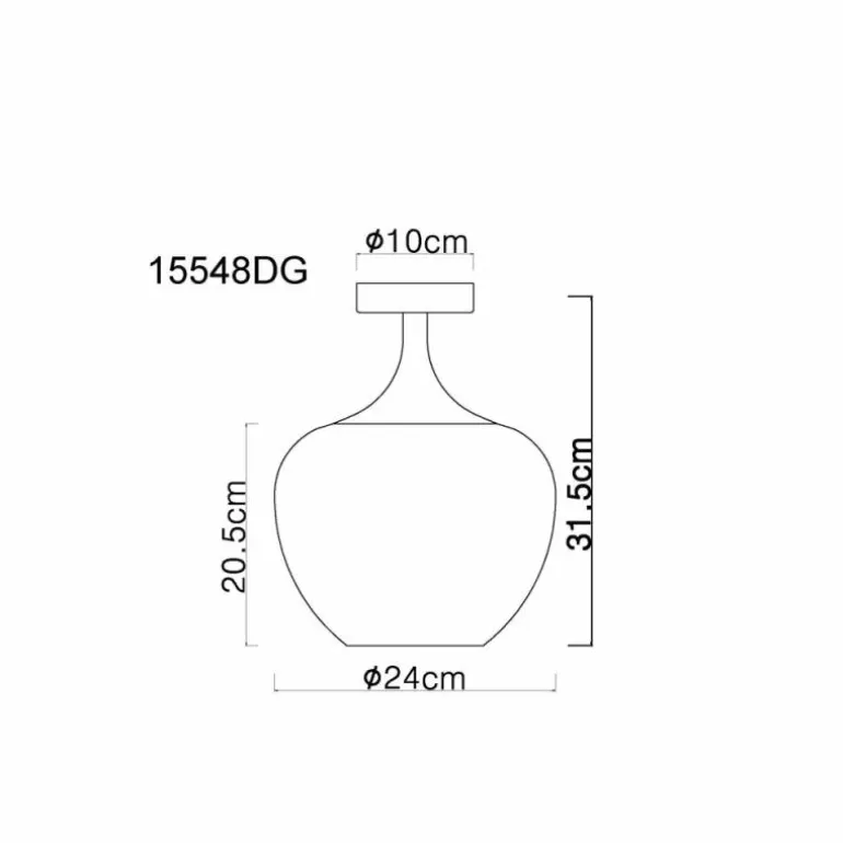 Maxy Plafonnier Luminaires Globo Lighting Chrome, Noir, 1 lumière