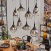 Maynal Suspension, Boule lumineuse, Suspension Clair, Fumé, 8 lumières