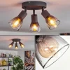 Medelim Plafonnier Clair, Fumé, 3 lumières