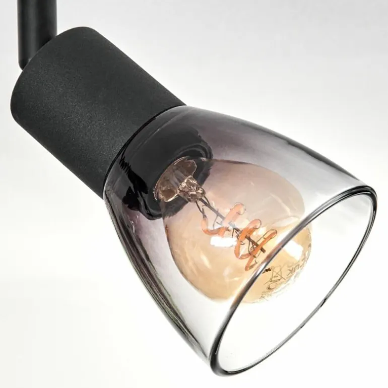 Medelim Plafonnier Clair, Fumé, 4 lumières