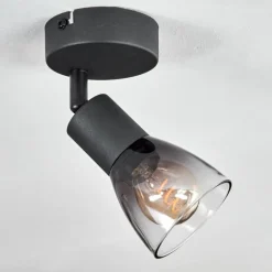Medelim Plafonnier, Spot de plafond Noir, 1 lumière