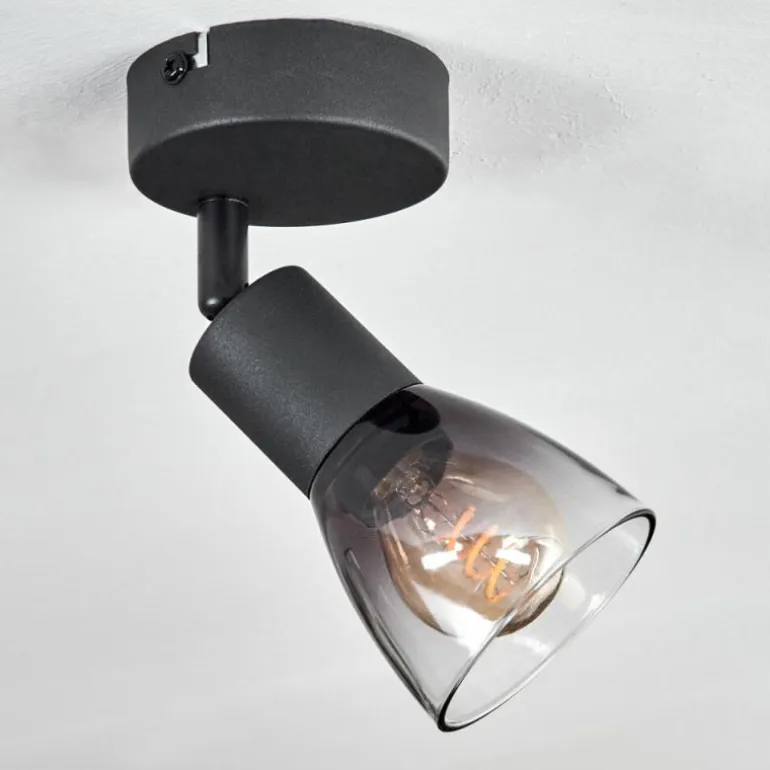 Medelim Plafonnier, Spot de plafond Noir, 1 lumière
