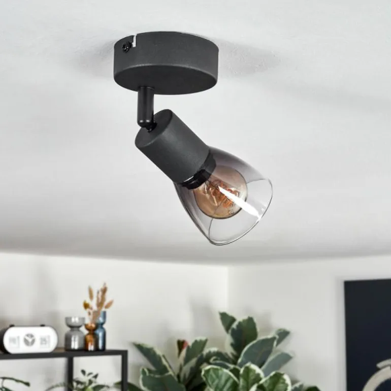 Medelim Plafonnier, Spot de plafond Noir, 1 lumière