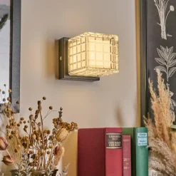 Medvik Applique murale LED Noir, 1 lumière