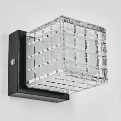 Medvik Applique murale LED Noir, 1 lumière