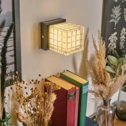 Medvik Applique murale LED Noir, 1 lumière