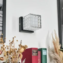 Medvik Applique murale LED Noir, 1 lumière