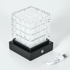 Medvik Lampe à poser LED Noir, 1 lumière