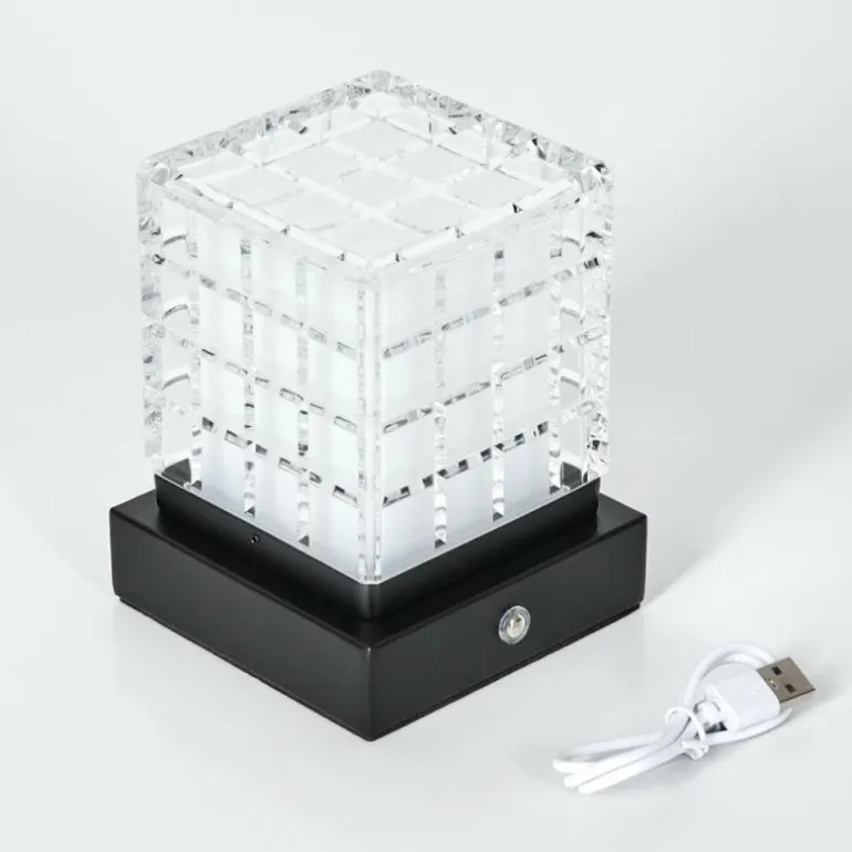 Medvik Lampe à poser LED Noir, 1 lumière
