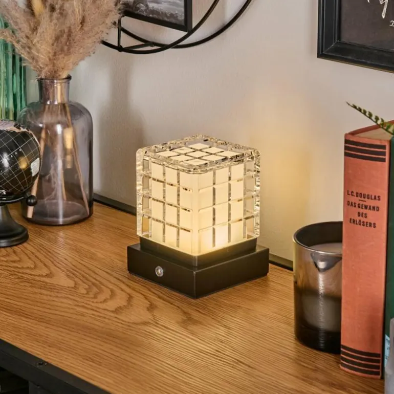 Medvik Lampe à poser LED Noir, 1 lumière
