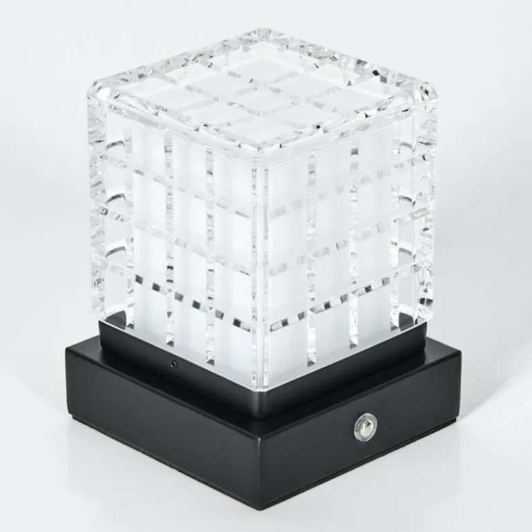 Medvik Lampe à poser LED Noir, 1 lumière