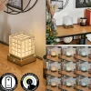 Medvik Lampe à poser LED Nickel mat, 1 lumière