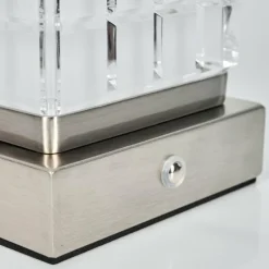 Medvik Lampe à poser LED Nickel mat, 1 lumière